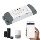 Умный таймер eWeLink с Wi-Fi, беспроводной модуль, 2-канальный переключатель с голосовым управлением для умного дома, с Amazon, Alexa, Google Home, IFTTT