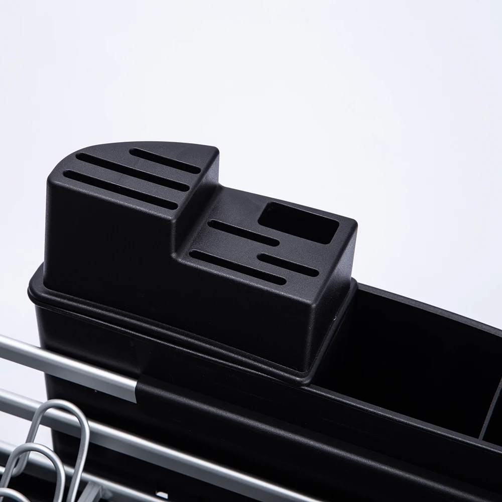 Серебристый не ржавеет алюминиевая кухонная сушилка для посуды держатель слива