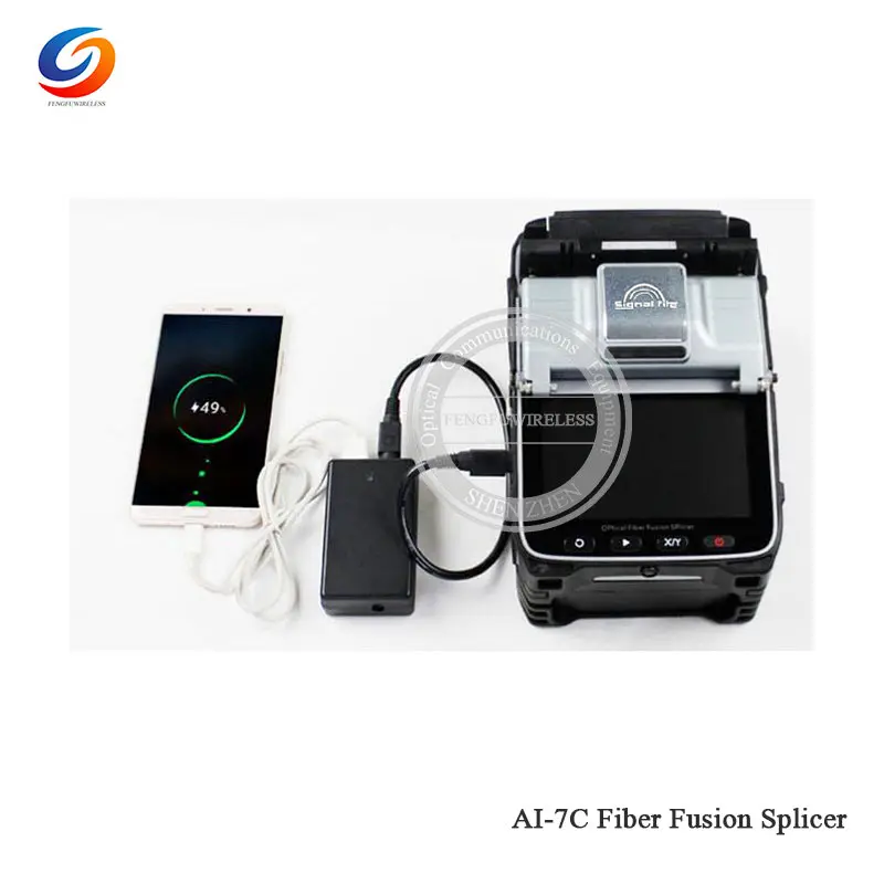 2019 Hottest signalfire AI-7C Fusion Splicer SM&ampMM Automatic FTTH Fiber Optic Welding Splicing Machine | Мобильные телефоны и