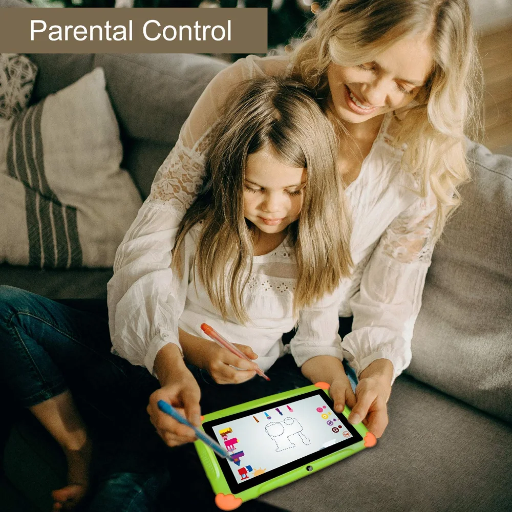 Детский планшет XGODY французский Android сенсорный 8 1 7 дюймов HD силиконовый чехол USB