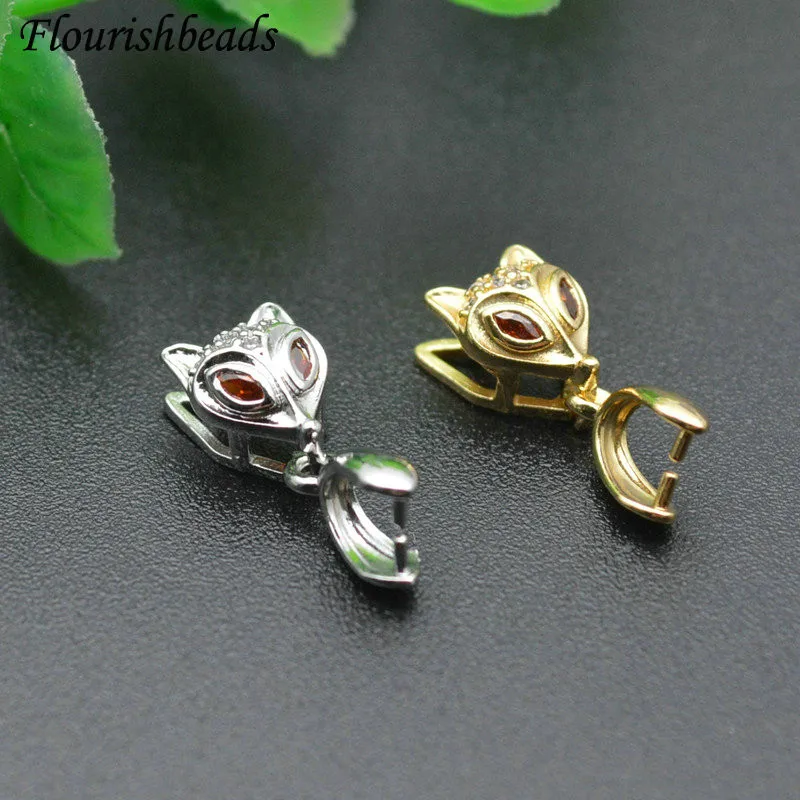 

Лиса Форма бижутерия ручной работы зажим Очаровательные Подвески Крючки Аксессуары для женщин драгоценные камни серьги ожерелье ювелирные изделия