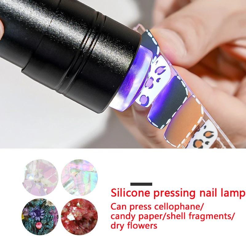 УФ-лампа для ногтей с силиконовым стемпером быстросохнущая | Красота и здоровье