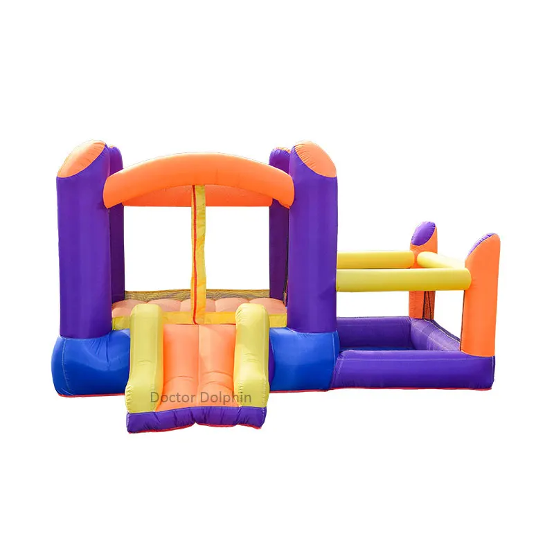 

Надувная горка Doctor Dolphin для помещений с шариковым бассейном, замок, домик для прыжков, маленький джампер, детский батут