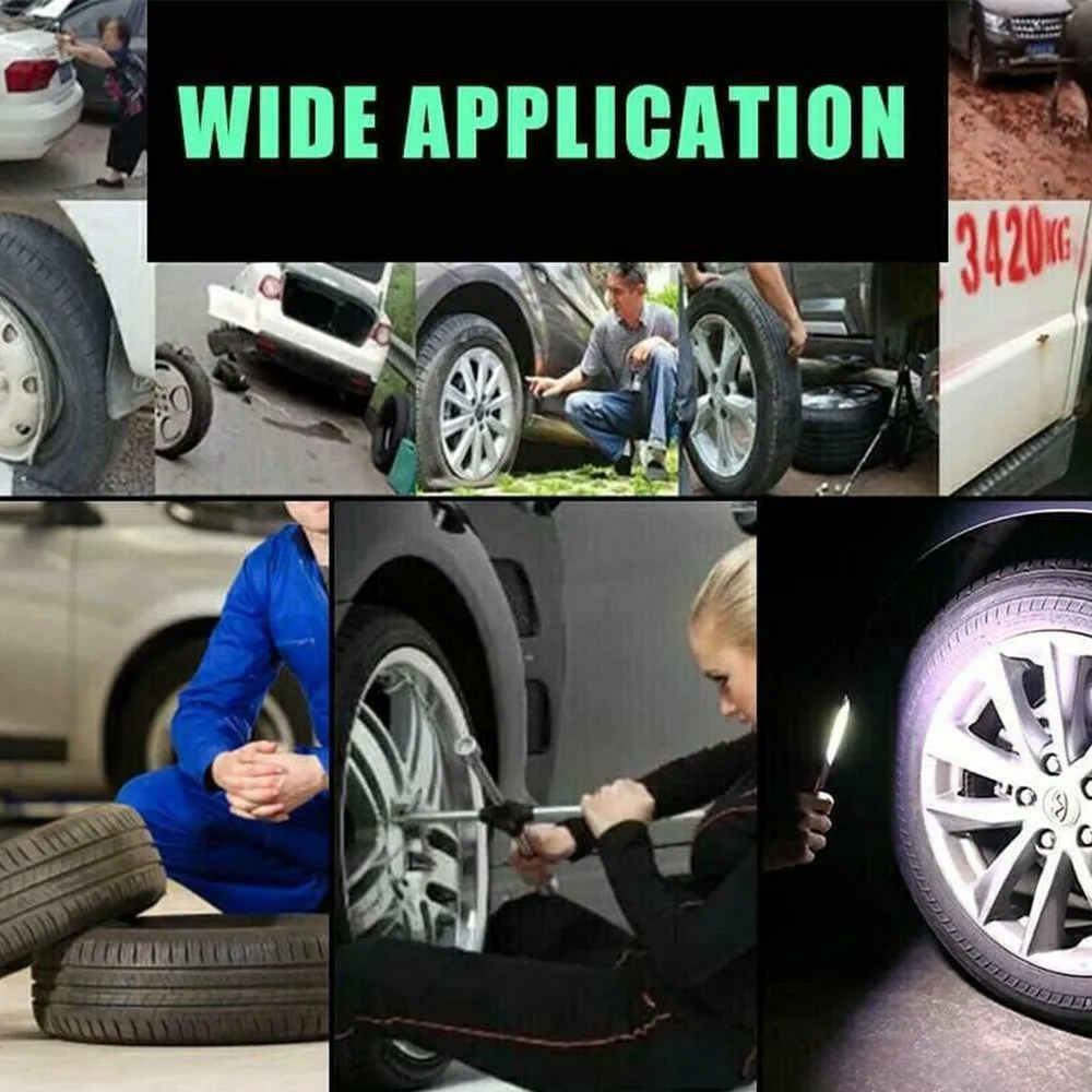 

20pcs Car Motorcycle Vacuum Tyre Repair Nails Tubeless Tyre Repair Rubber Nails Small 5.3*11.7cm, Large 6.8*12.7cm