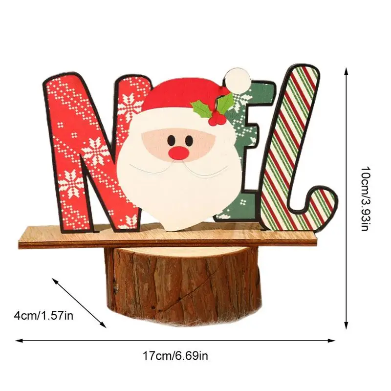 Рождественские деревянные украшения рождественские креативные цветные