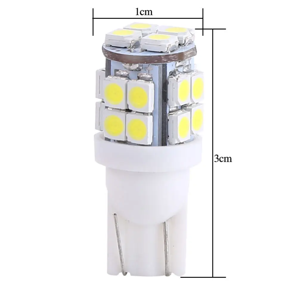 20 штук Светодиодный светильник Автомобильный светодиодный T10 W5W 3528 20SMD 12V