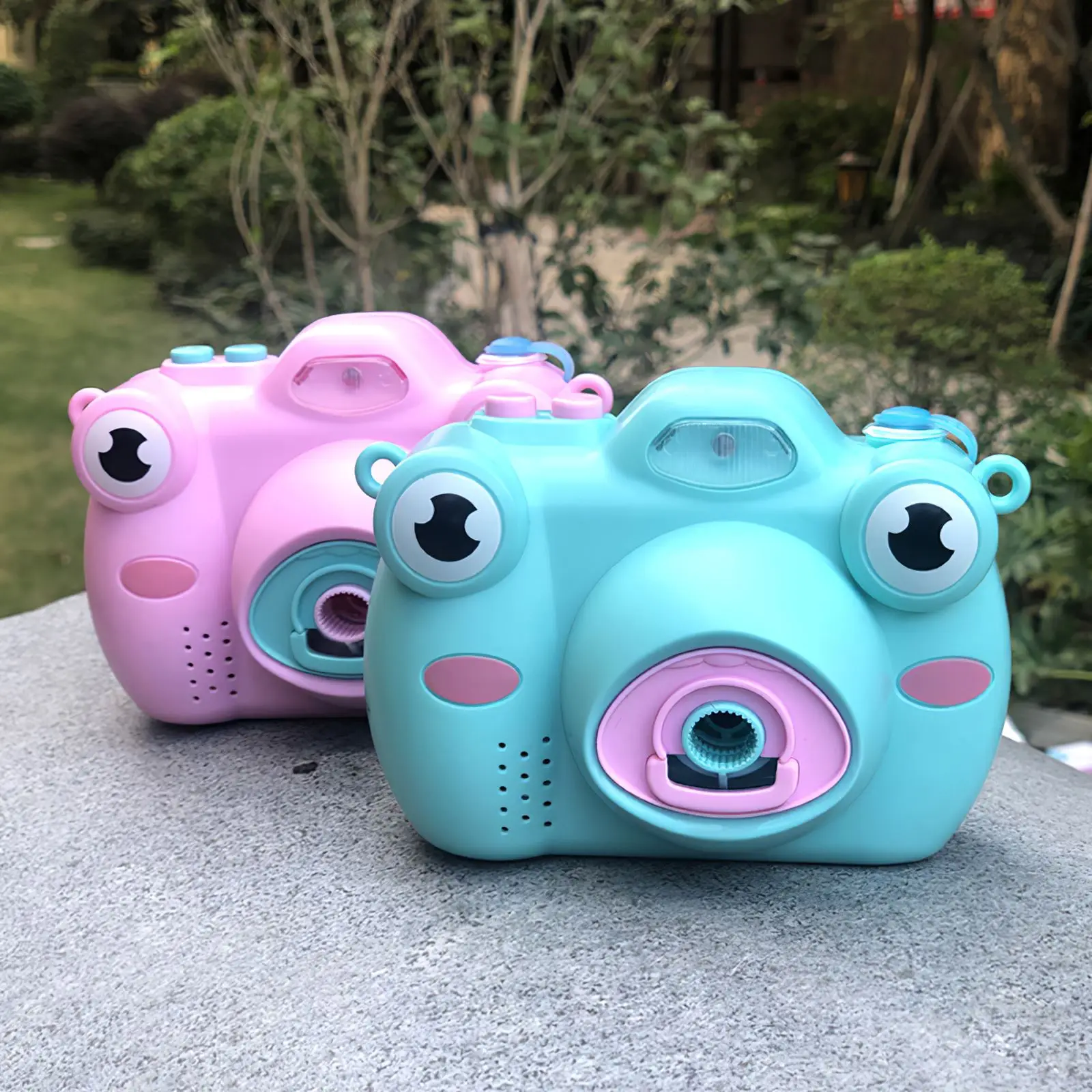 

Summer Children'S Camera Bubble Machines Toy Cartoon Electric Soap Blow Bubbles Music Toy Outdoor Sports Bubbler Maker For Kids