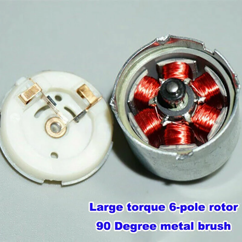 MITSUMI M22E-11 DC 3 V-6 V 9500 об/мин мини 22 мм 6 полюсов ротора большой крутящий момент 310 двигатель "сделай сам" для удаления татуировок