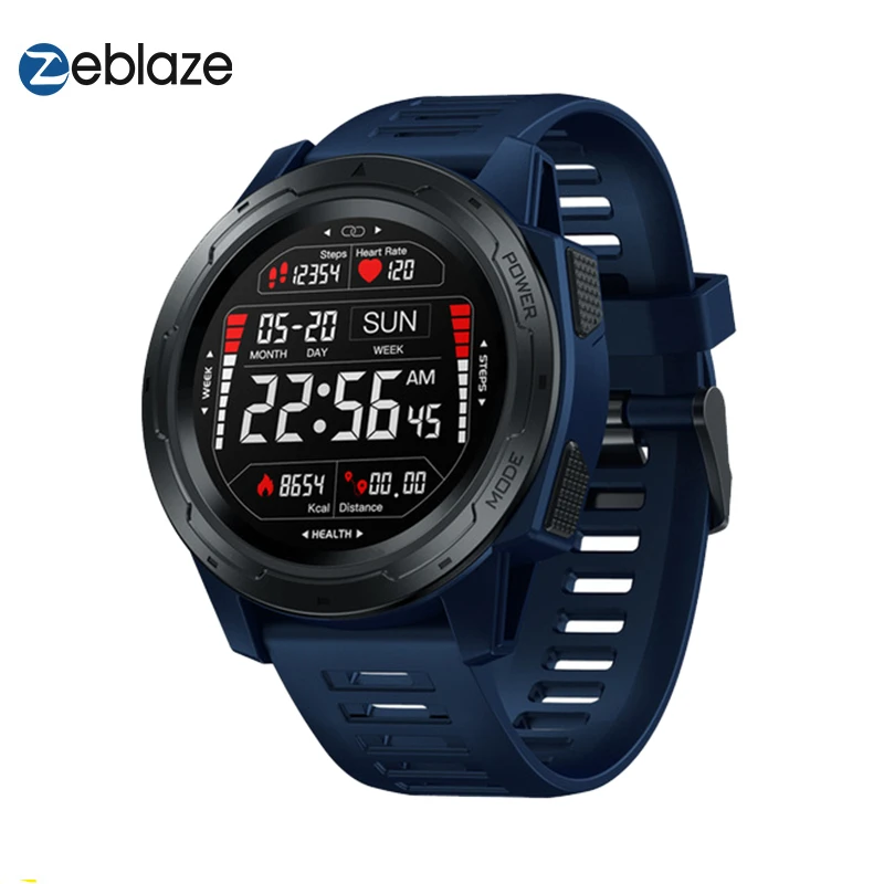 Zeblaze VIBE 5 PRO умные часы для мужчин сердечного ритма IP67 Мульти Спорт отслеживание смартфон уведомления Водонепроницаемый bluetooth Smartwatch