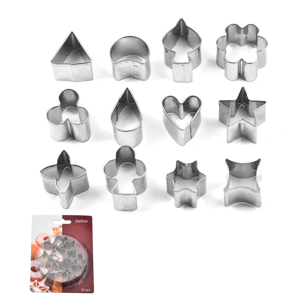 

Stainless Steel Biscuit Mold Cookie Mold Cake Printing DIY Baking Tools