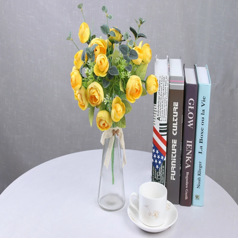 Искусственные цветы в западном стиле искусственные ветка для рождества