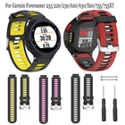 Модный силиконовый ремешок для наручных часов для Garmin Forerunner 735XT 230 235 220 620 630 735 подход S20 S6 S5 Спорт на открытом воздухе, ремешок