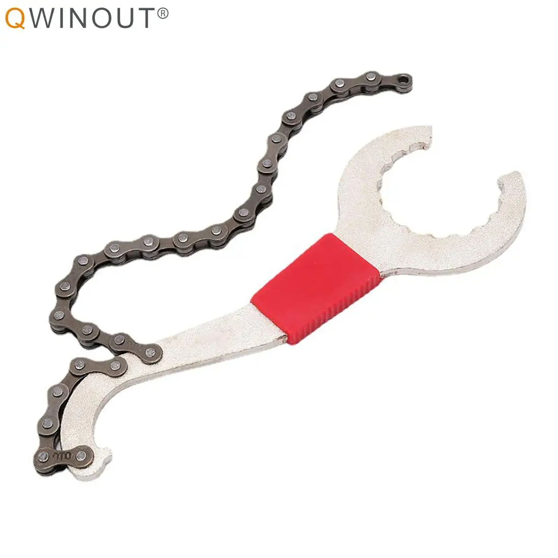 

Инструмент для ремонта велосипедов QWINOUT, для горных и шоссейных велосипедов, цепочка, кнут, нижний кронштейн, гаечный ключ, удобное съемное п...