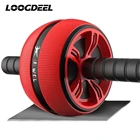 Роликовый тренажер AB для пресса, тренажер для упражнений для здоровья и фитнеса, оборудование для тренировок для дома, тренажерного зала с ковриком для бокса