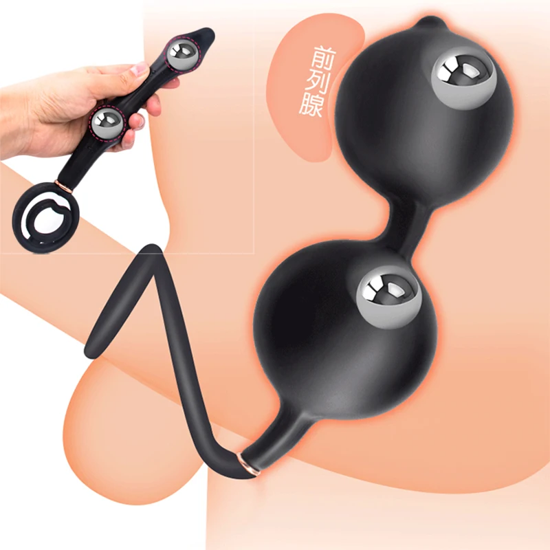 Надувной анальный вибратор для взрослых 10 скоростей Стимулятор точки G Анальный