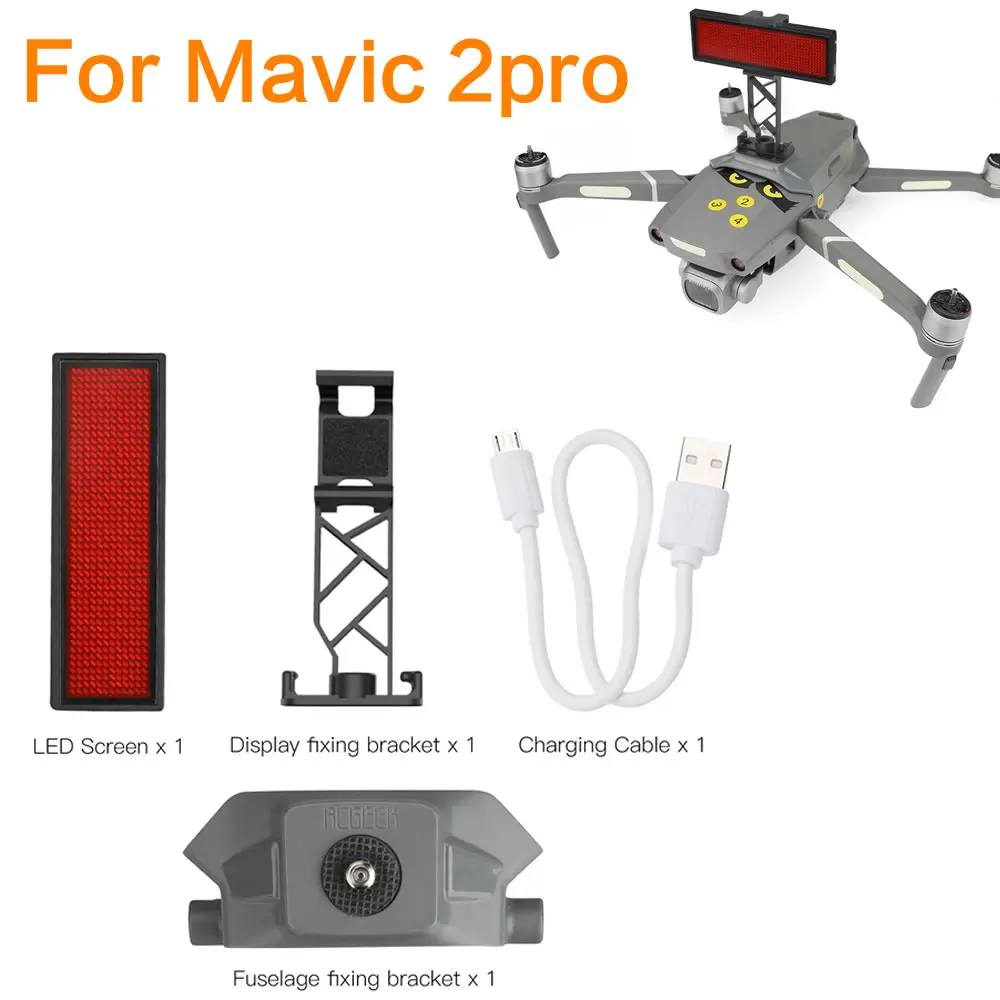 Светодиодный экран для DJI Mavic Mini Drone DIY дисплей кронштейн платы аксессуары дрона