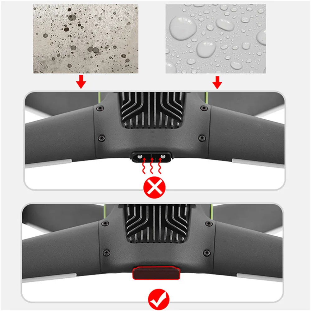 

Dust Plug for DJI FPV /Combo Charging Port Power Cable Battery Back Storage Pad Protection Cover for Drone Accessories