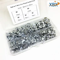 90pcsset carbon steel four pronged t nuts blind inserts nut m3 m4 m5 m6 m8 nuts fastener hardware for wood furniture