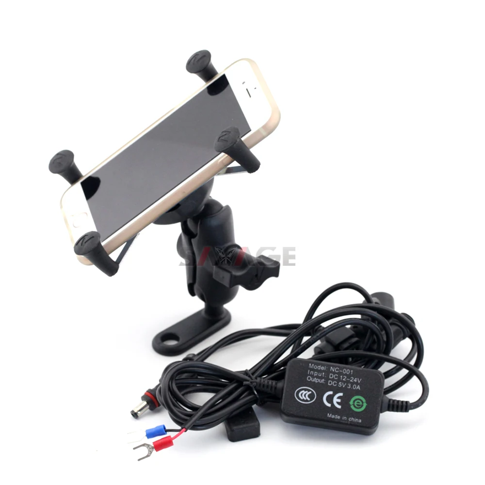 Держатель телефона USB зарядное устройство для BMW F650GS F700GS F800GS F800GT F800R F800 GS/GT/R