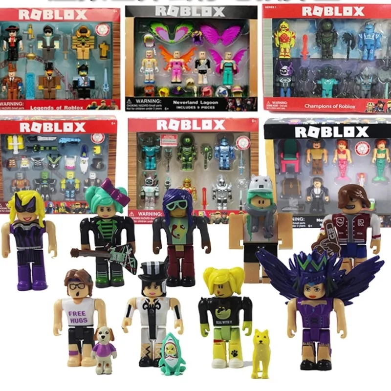 

Экшн-фигурки ROBLOXed из ПВХ, куклы-костюмы, игрушки, аниме модели, фигурки для украшения, коллекция, подарки на день рождения для детей
