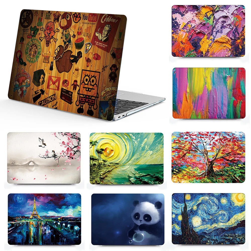 Чехол для Macbook Air M113 Pro чехол с рисунком масляной живописи 13 15 дюймов цветов точек