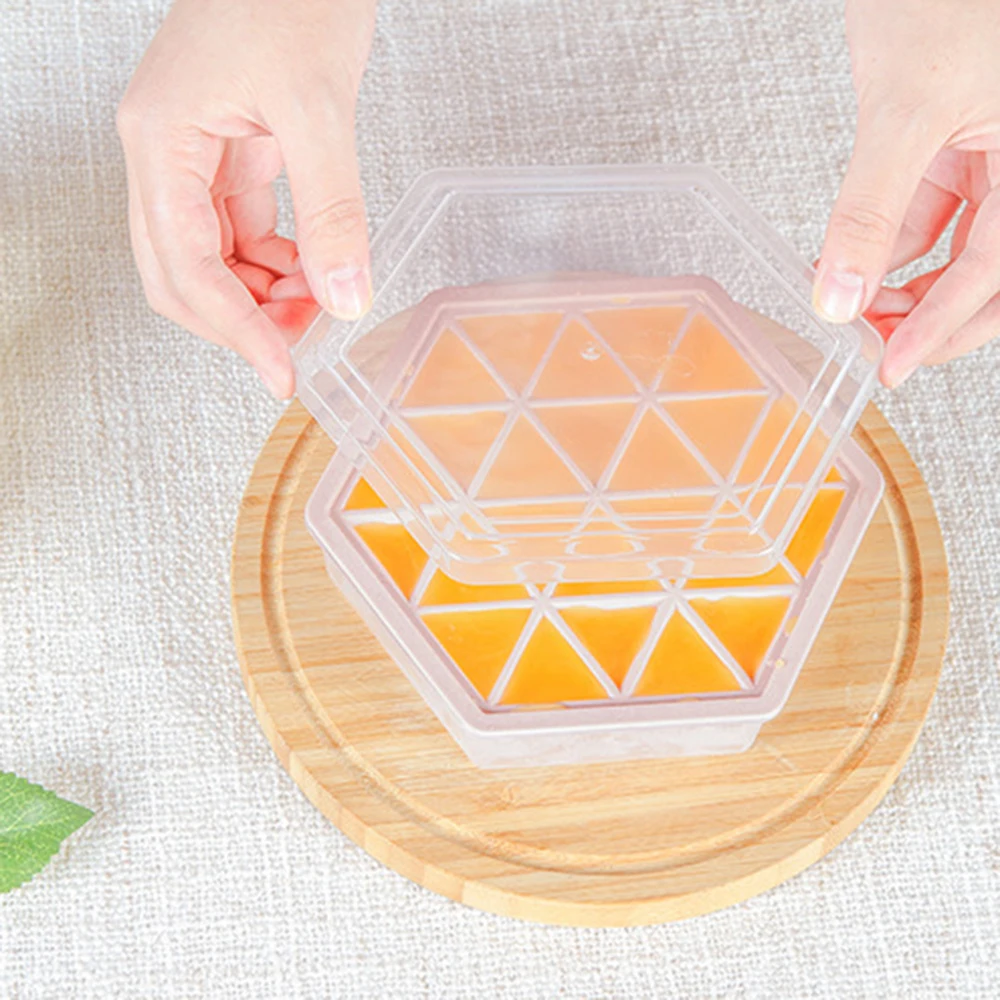 Креативный шестигранный поднос для льда с 24 сетками приготовления напитков