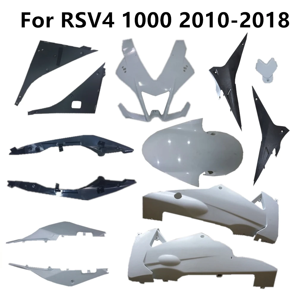 

Motorcycle Components Pack Left Right Cowling for RSV4 2010-2012-2015-2018 Fairing ABS Injection Unpainted Plastic Parts