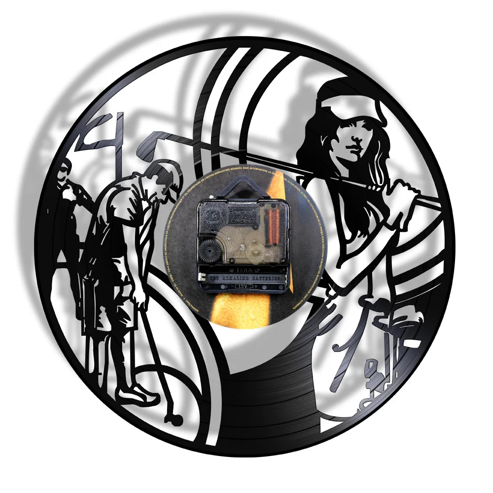 Тематические часы с виниловой пластиной для игры в гольф эксклюзивные настенные