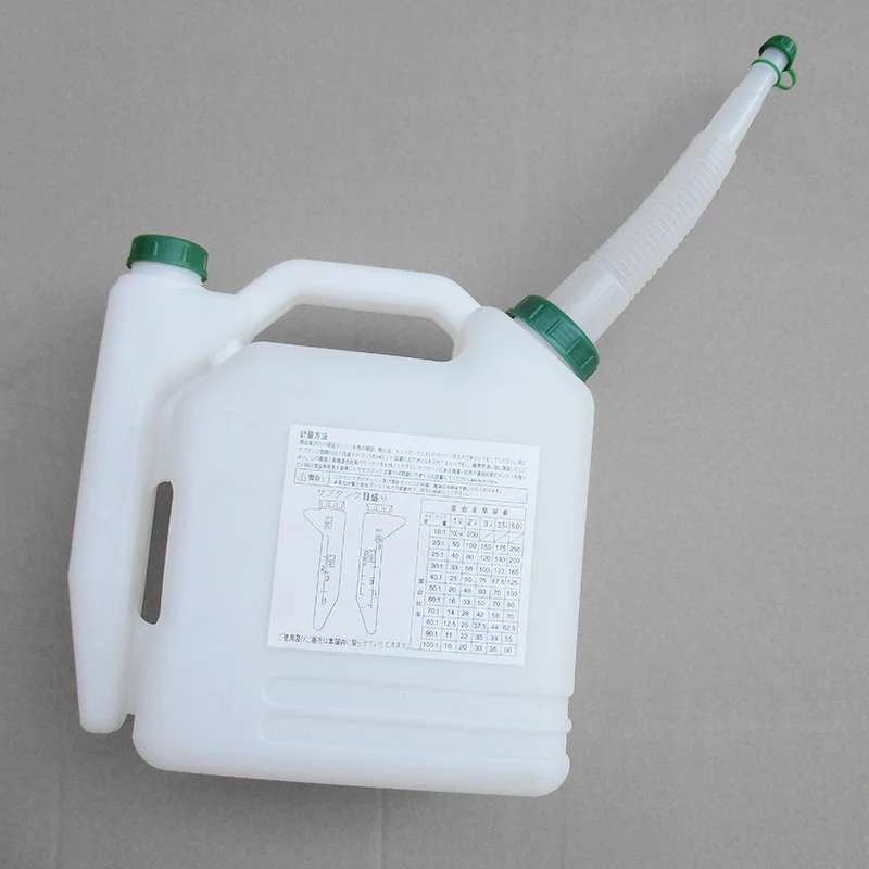 

5L Oil Petrol Fuel Mixing Bottles Tank 2 Stroke For Chainsaw Lawn Mower Durable