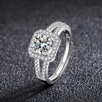 new arrival 30 silver plated trendy shiny cz zircon star ladies wedding rings promotion jewellery for women gifts 2022
