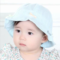 new style spring summer baby thin hat fisherman hat baby sun hat children solid cotton basin cap bonnet funny wrap cap