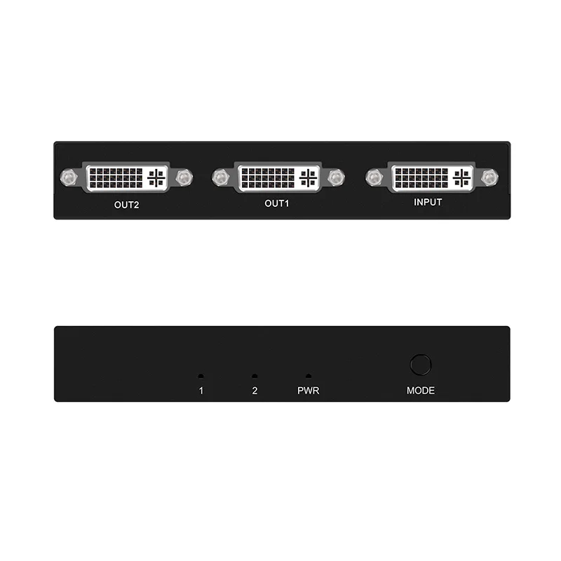 DVI сплиттер переключатель 1X2 двойной дисплей для дисплея компьютера|Кабели VGA| |