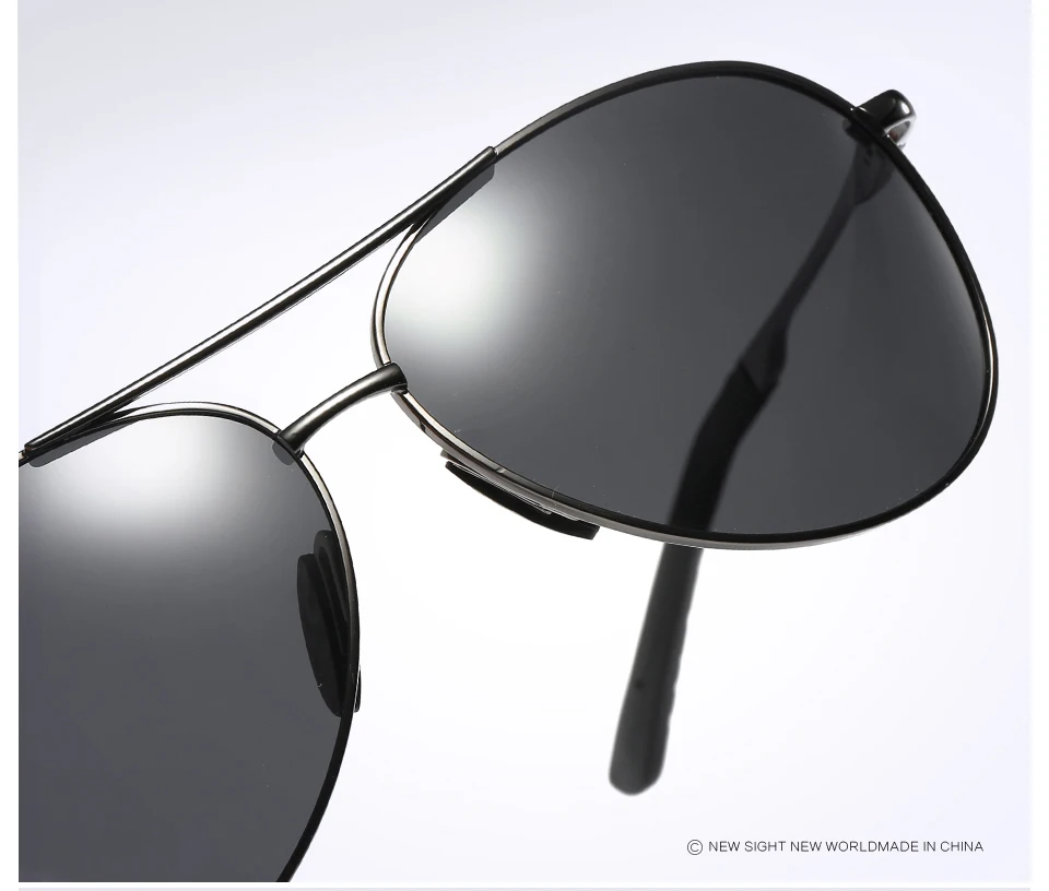 Fashion Men Sunglasses pilot Polarized Lens Brand Driving Designer outdoor Alloy frame male Sun Glasses Oculos De Sol UV400 |