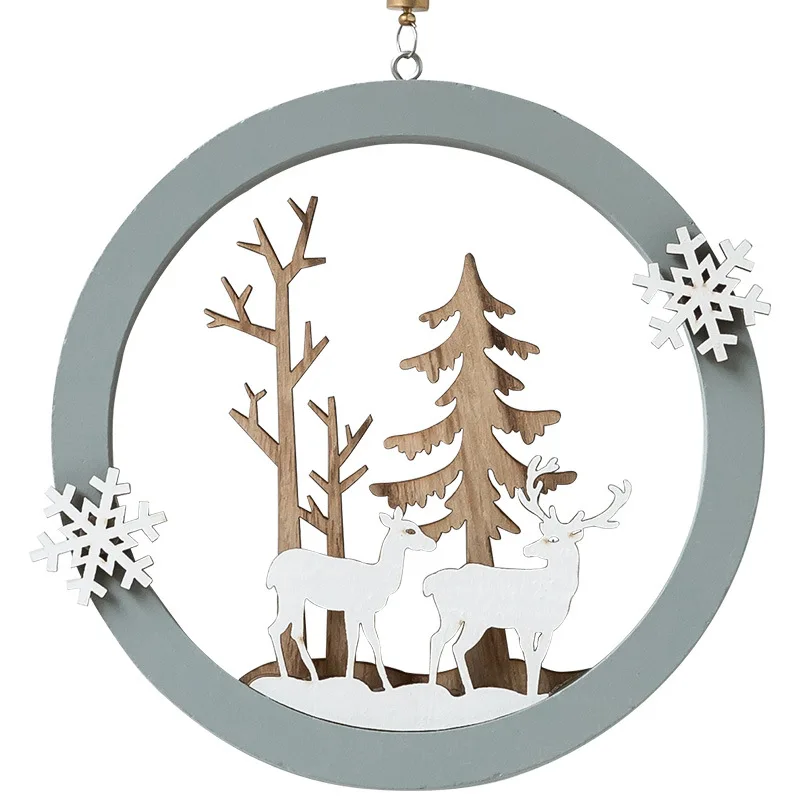 

Christmas Decoration Modern Simple Elk Forest Living Room Balcony Room Hanging Creative Individual Home Decoration Lifting