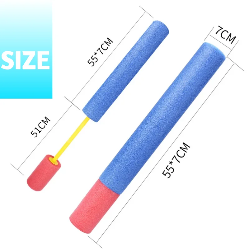6 Pack Foam Water Blaster Set Pool Toys Guns For Kids Gun Shooter Swimming Outdoor Beach Play Game Toy | Игрушки и хобби