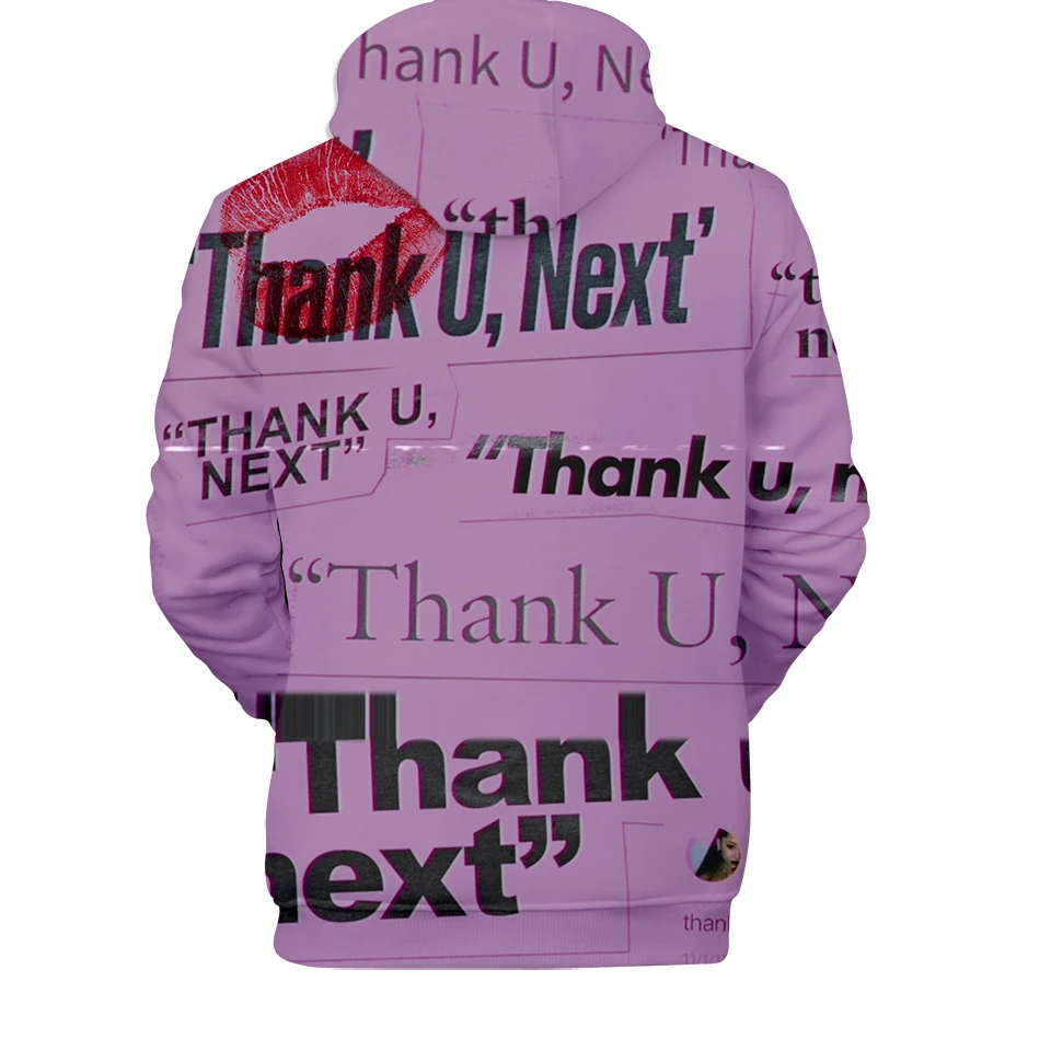 New Fashion Beautiful Ariana Grande 3D Hoodies Women/Men Ariana Grande Spring Autumn Casual 3D Harajuku Girl's Hoodies Tops