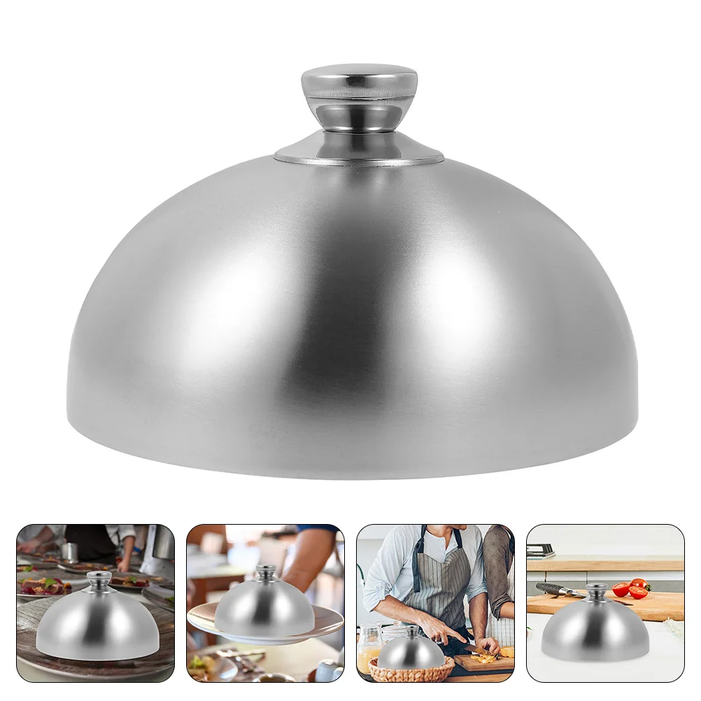 

1Pc Restaurant Food Cover Stainless Steel Cover Steak Insect-proof Food Cover