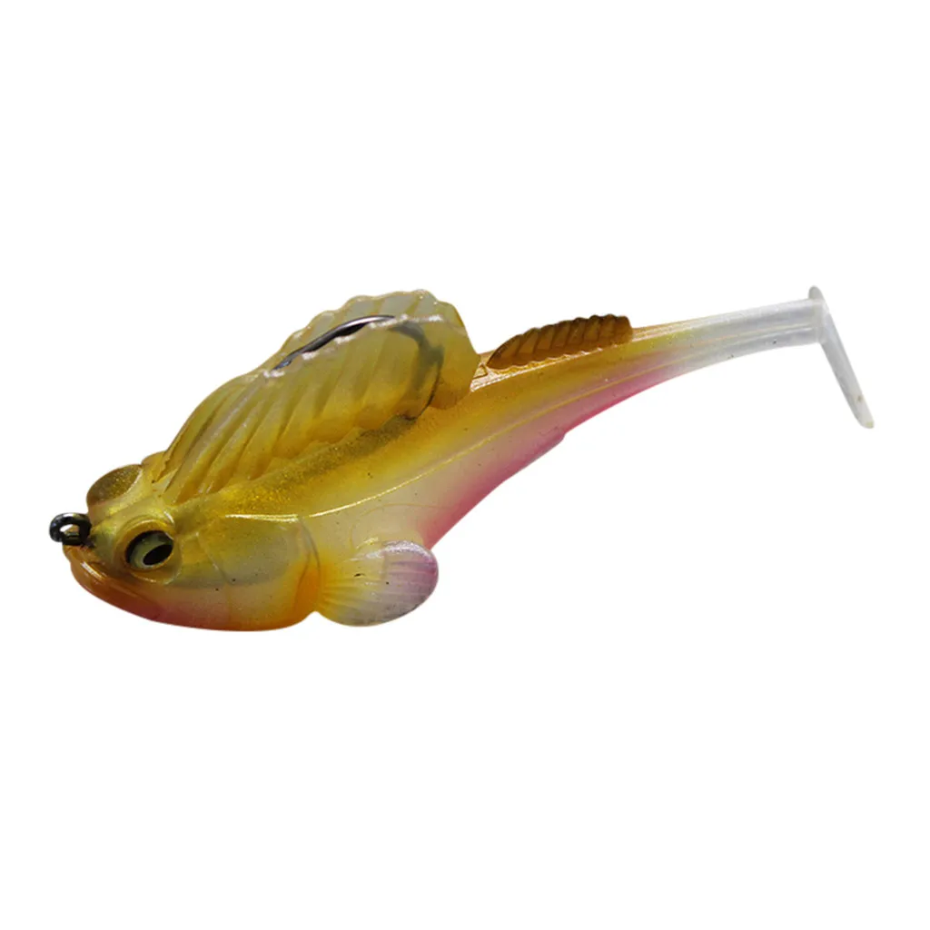 1 PCS 10 Styles Jumping Fish Fishing Bait Tail Anti-hanging bottom Soft Crankbait Lures Floating Tackle#p4 | Спорт и развлечения