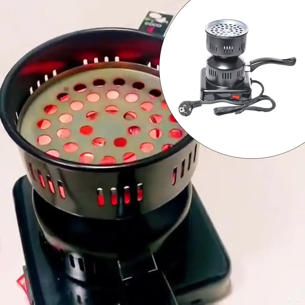 Портативная Черная угольная плита для кальяна многофункциональная