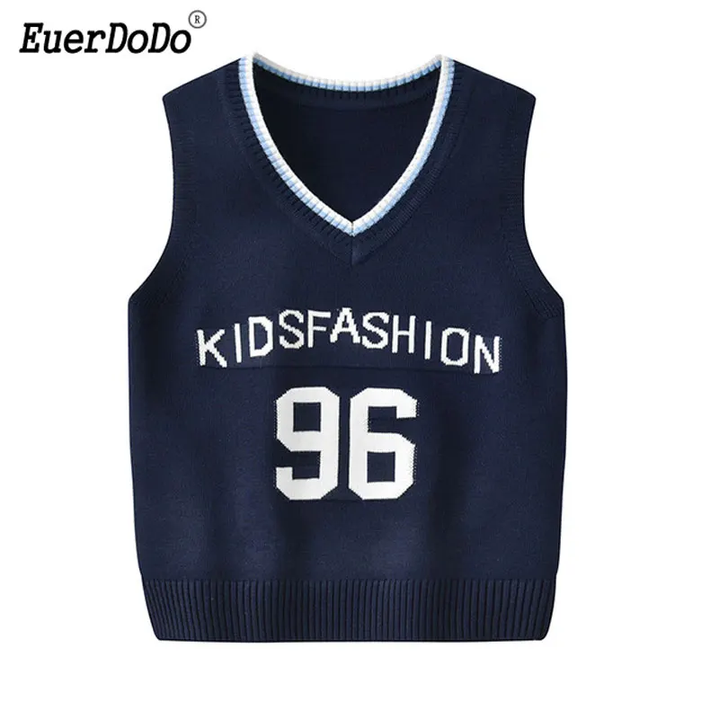 

Children Knitting Waistcoat Autumn Boys Vest Warm Children's Sweater Sleeveless Waistcoat For Kids Girls School Waistcoat