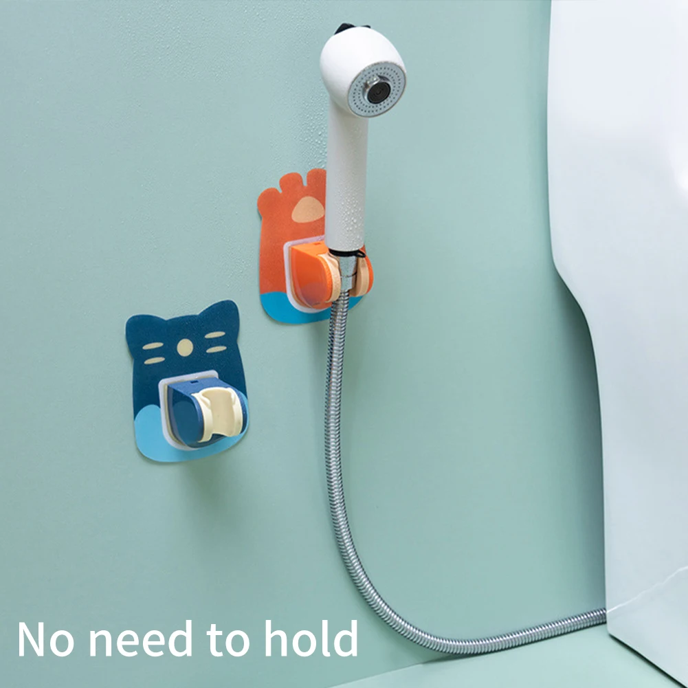 Водонепроницаемый держатель для душевой лейки самоклеящийся ванной комнаты с