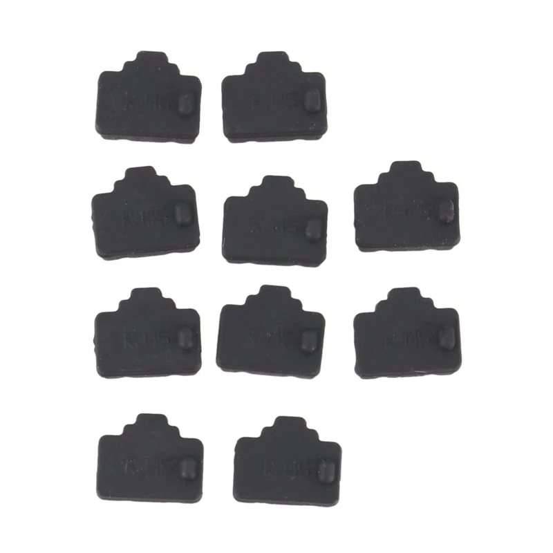 

Ethernet концентратор порт RJ45 анти защитная крышка от пыли протектор Штепсельная Вилка 10 шт черный
