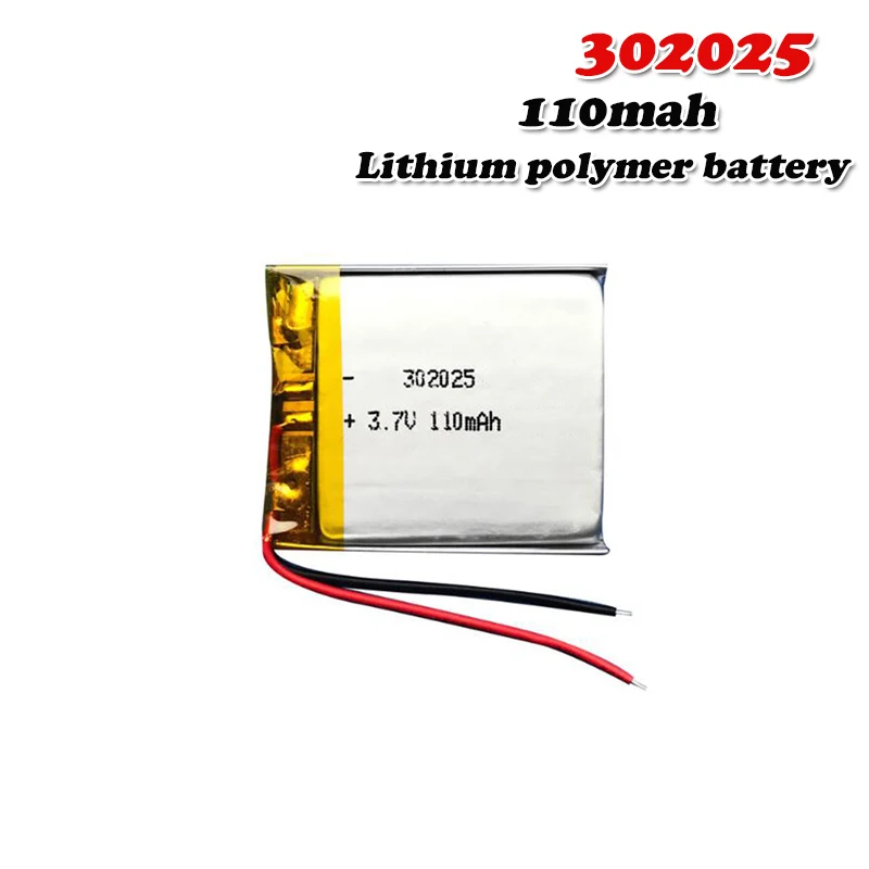 Полимерный аккумулятор ithium 110 мАч 3 7 В 302025 для GPS PSP MP3 MP4 MP5 DVD маленькие игрушки