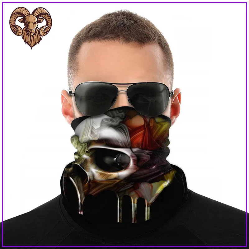 Футболка Syrupy с черепом для мужчин и женщин модные маски лица защиты от вирусов