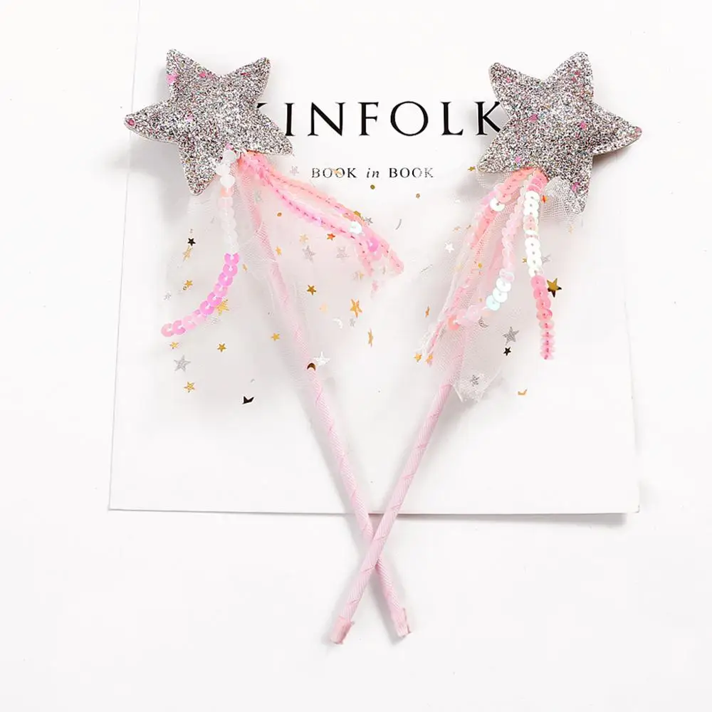 Милые детские костюмы реквизит для выступлений градиентные цвета Бабочка