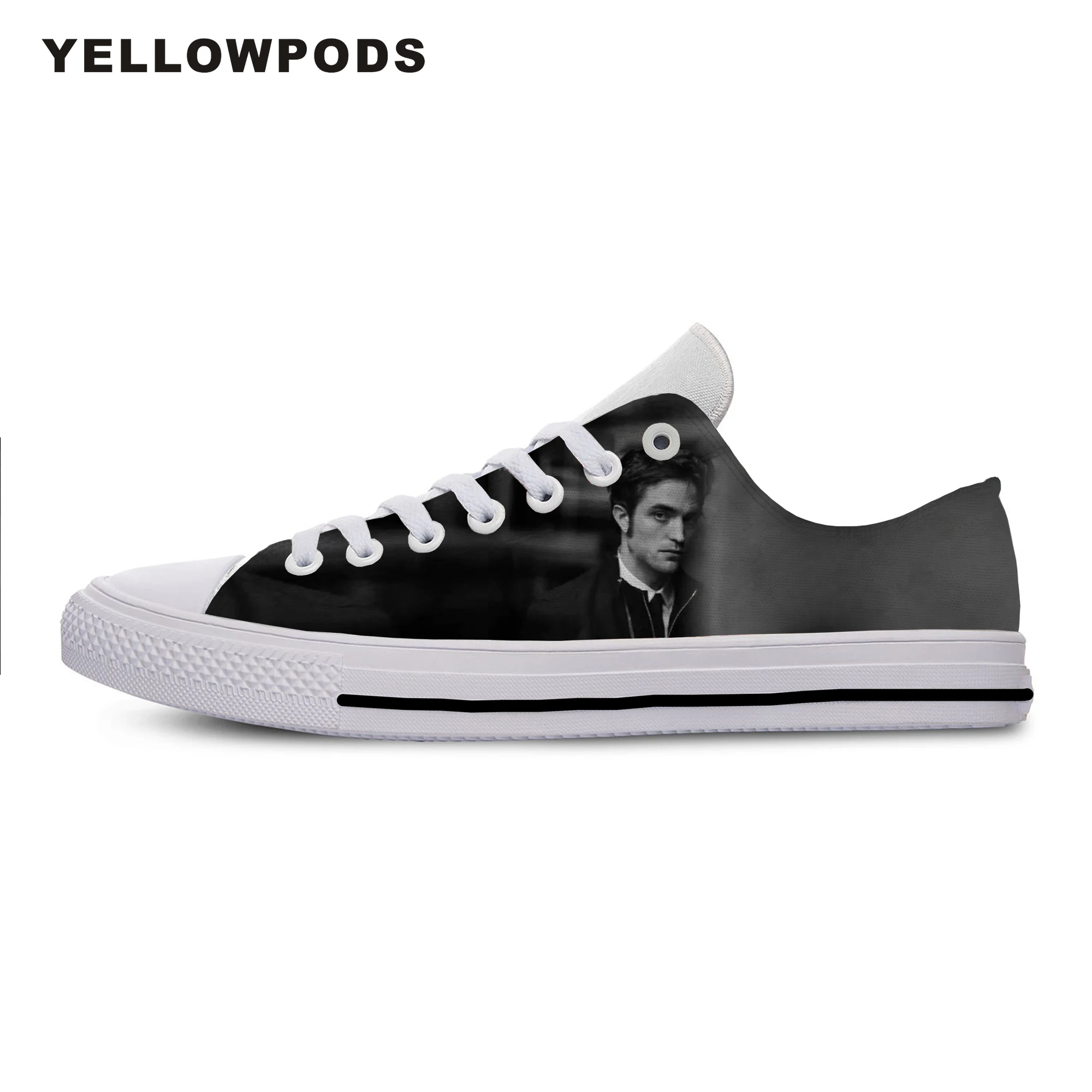 

Robert Pattinson Hot Sale for Mens Casual Shoes Breathable Canvas Walking Man Shoes Chaussure Homme Factory Sales