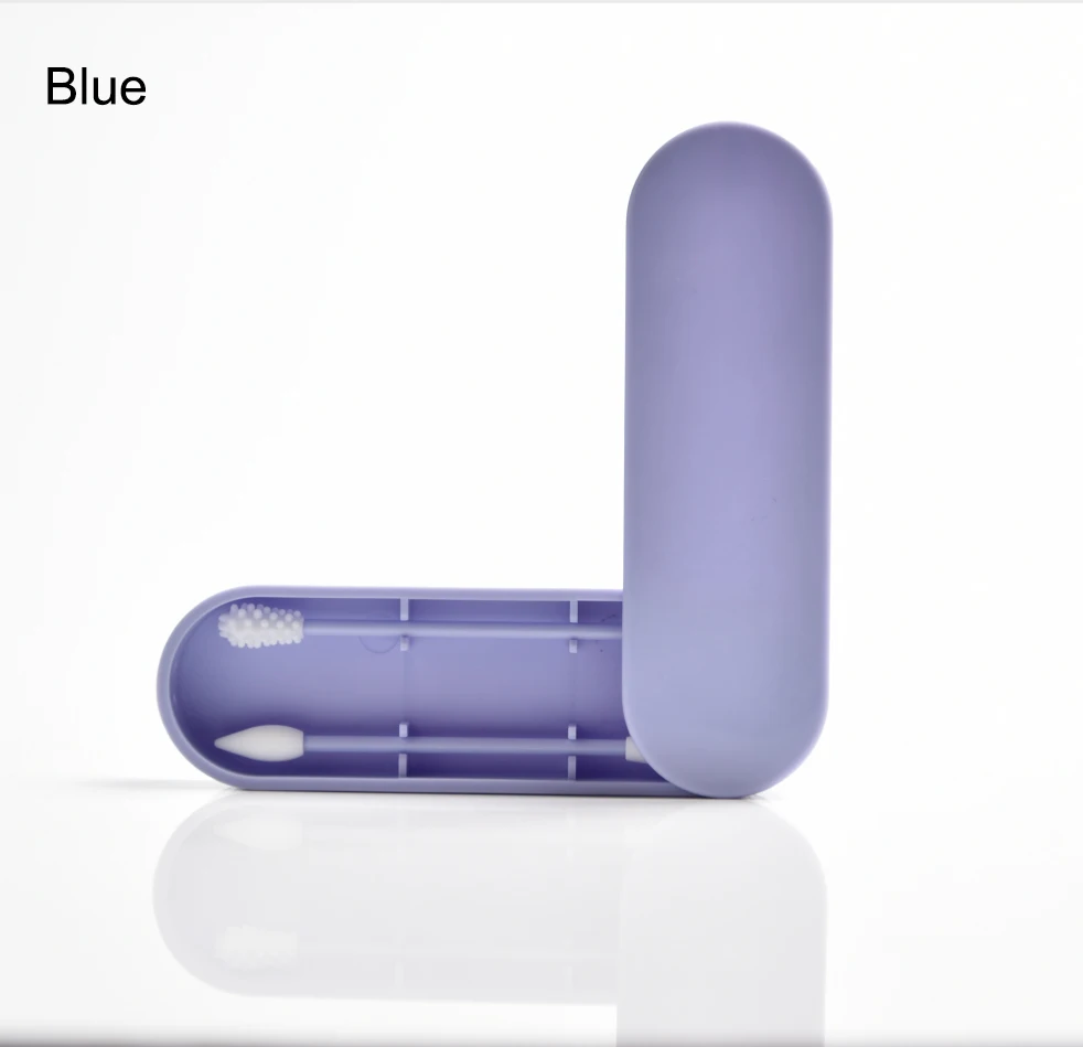 2 шт./кор. силиконовый тампон палка многоразовые ватный двойной Размеры моющиеся