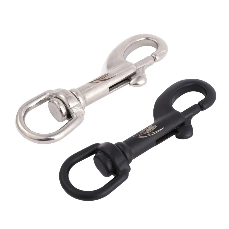 

Double Hooks 90/100/115mm 316 Stainless Steel Bolt Snap Hooks Clip Diving singel Hooks 75/90/100mm BCD Accessories Tools