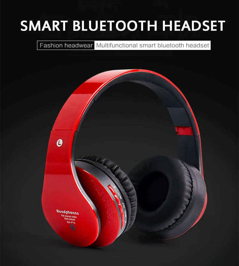 

Беспроводные наушники, Bluetooth-наушники, игровая гарнитура, спортивные наушники для бега, выдвижные профессиональные наушники для компьютерн...