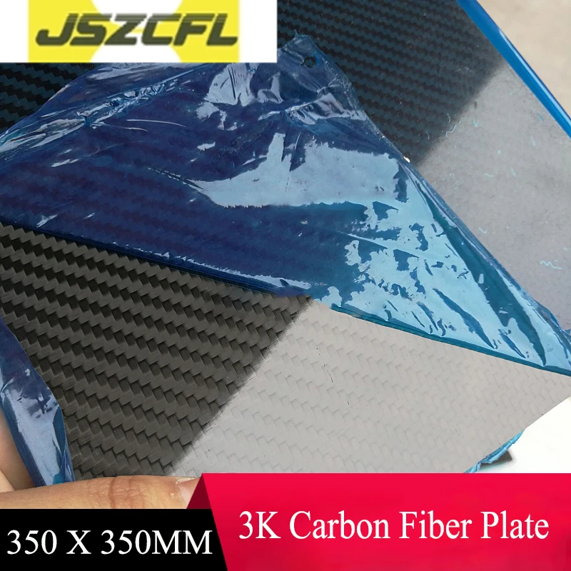 

1 шт. 350 мм X 350 мм 3K панель из углеродного волокна 1,5 мм 2,5 мм 3 мм 4 мм толщина, высокое качество, композитные жесткие материалы, листы